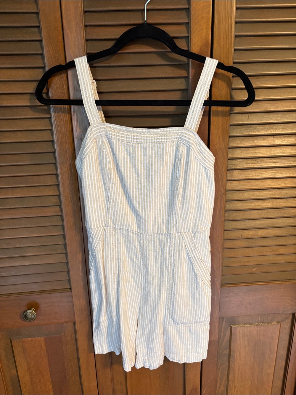 Striped Sleeveless Romper